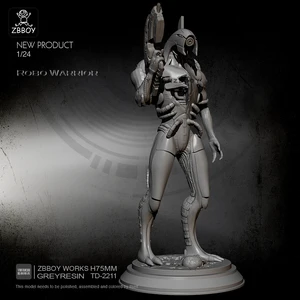 Наборы фигурок из 124 смолы, модель робота-солдата, Самосборная, TD-2211