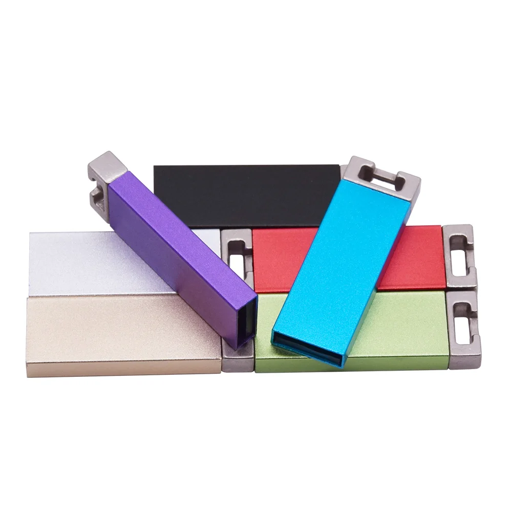 Флеш накопитель USB 10 шт./лот 100% реальная емкость 32 ГБ Металлическая стальная