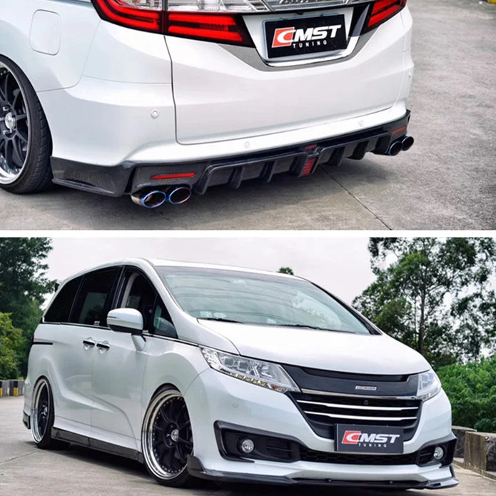 

Suitable for Odyssey Honda Refit Carbon Fiber Front Side Skirt and Rear Lip Tail Blade