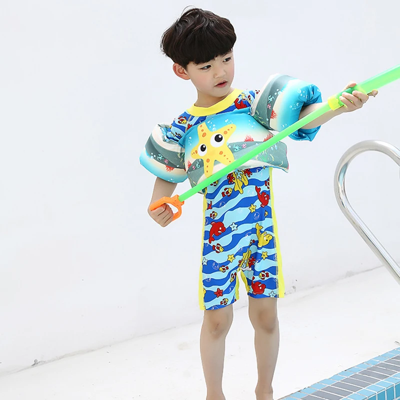 

Hot Sale Kids Swim Vest Baby Kids Floats Foam Arm Ring Safety Jackets for 2-6 Years Old Boys Girls Swimming X85