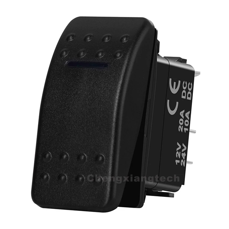 Для автомобилей лодок грузовиков Rv-красный светодиод-5 Pin SPST на/OFF-кулисный