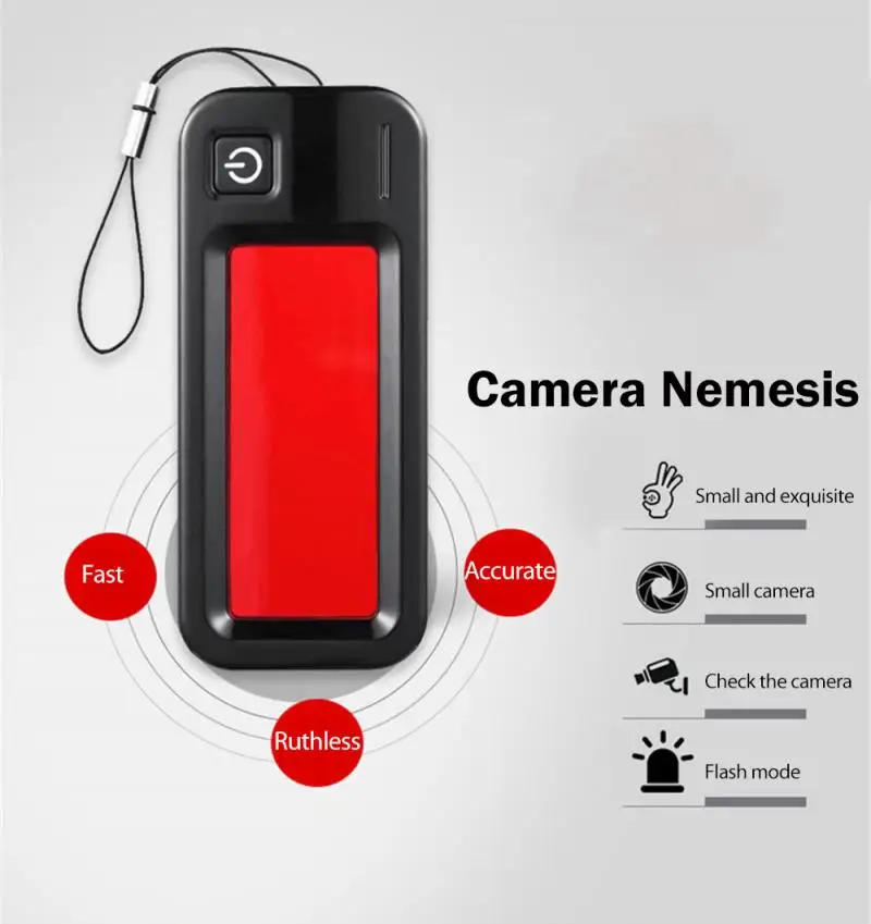 Multi-Function Mini Wireless Camera Device Finder Scanner Dedektor Anti-Candid Privacy Security Protect Vibration Alarm