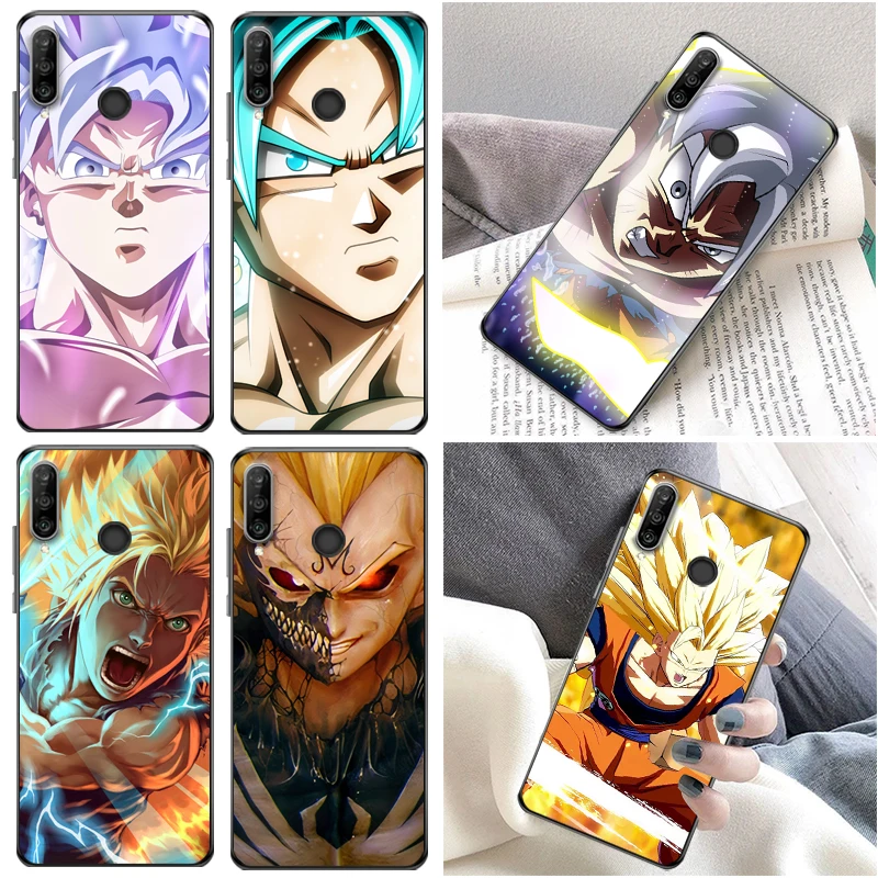 

Figure Super Warrior Anime Dragon Color Painting Phone Case For Huawei P30 Pro Lite Coque Back Cover Carcasa