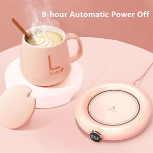 USB Cup Heater Three Temperatures Adjustable Heating Coaster Coffee Milk Tea Durable Small Size Home Kitchen Tools & Gadgets