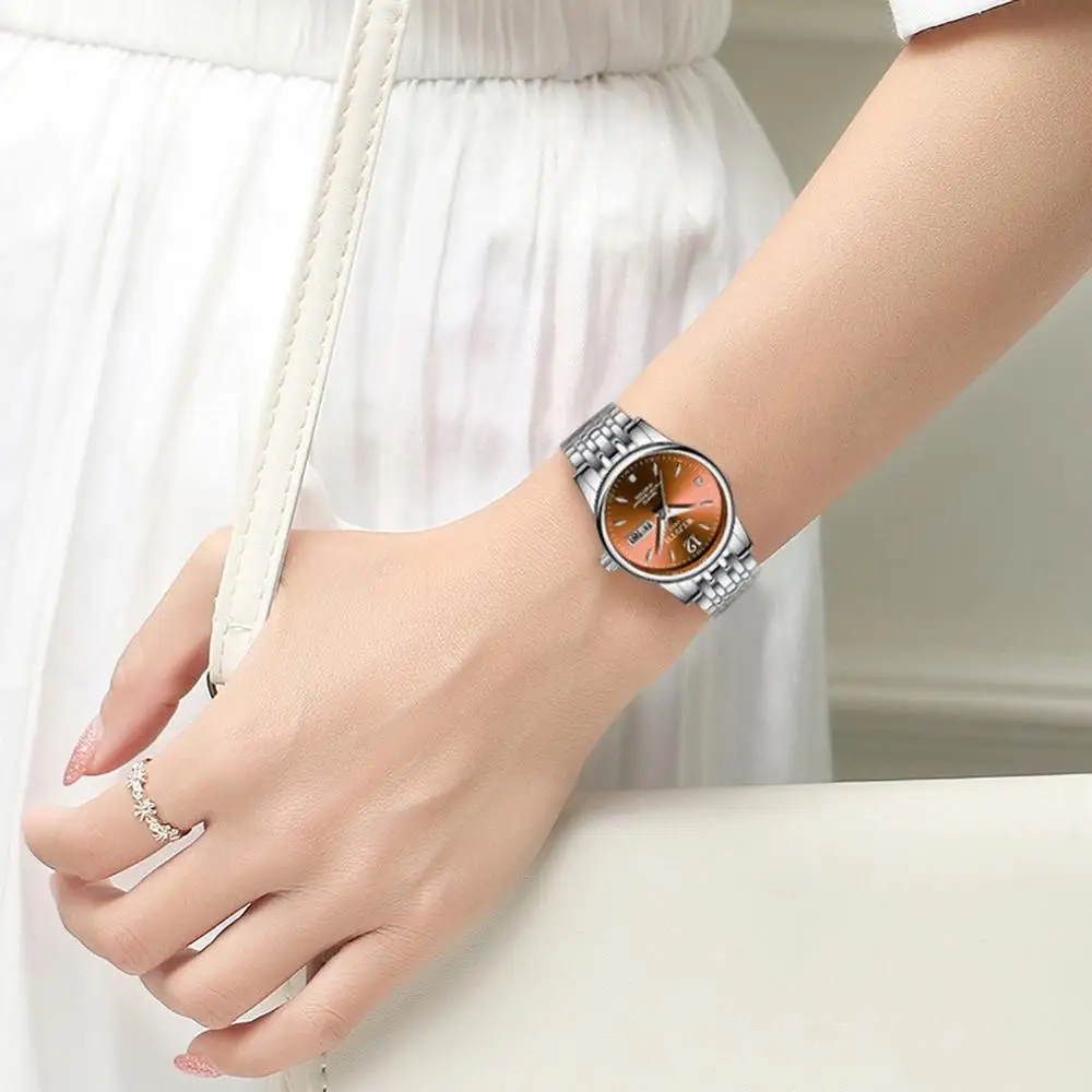 WLISTH маленькие свежие женские модные часы светящиеся водонепроницаемые с круглым