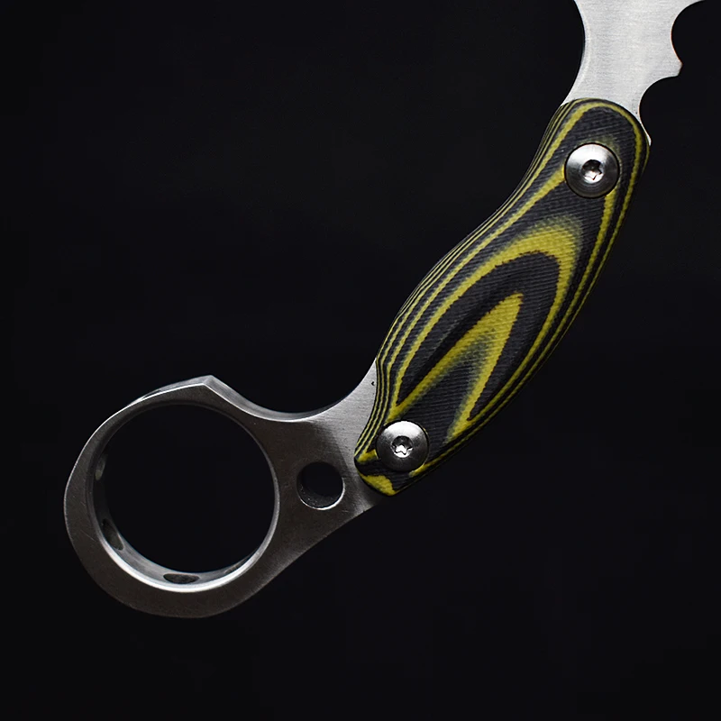 D2 стальной карманный нож G10 с фиксированным лезвием | Инструменты