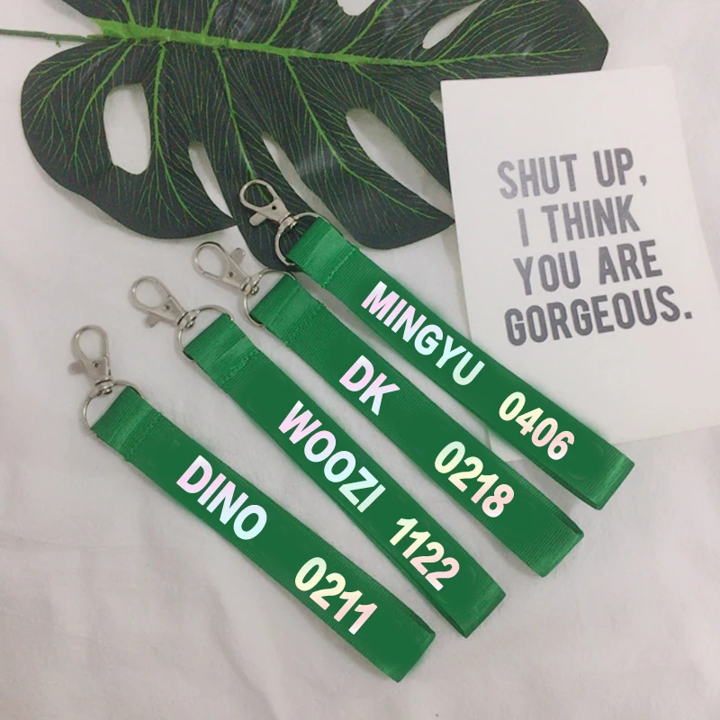 KPOP SEVENTEEN Key Chain DINO Laser MINGYU THE8 WOOZI VERNON josha WONWOO|Брелоки| |