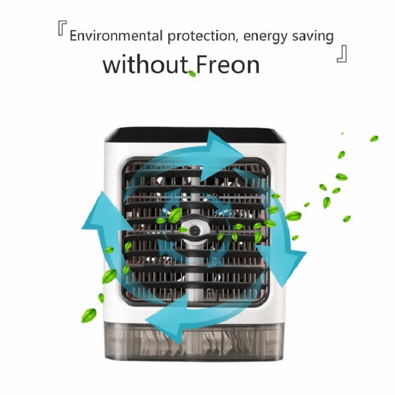 

Three-in-one refrigeration humidification air purifier portable USB multi-function air conditioner car office desktop air cooler