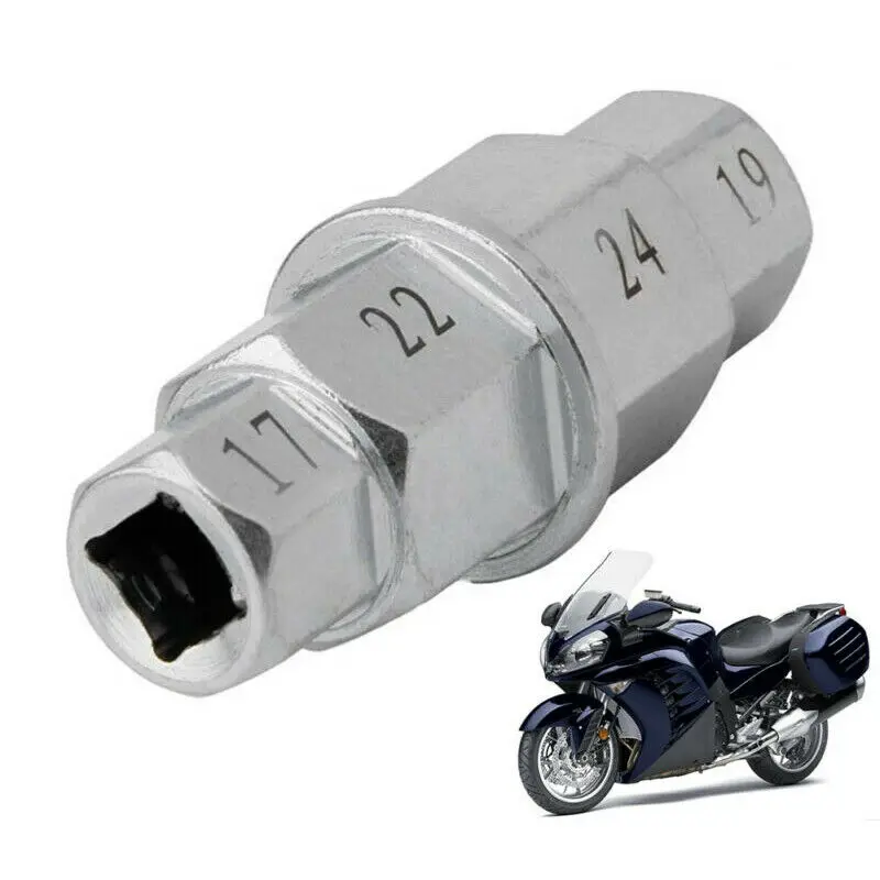

Adapter Hex Axle 17mm-24mm 1pc Dirt bikes Equipment Portable Silver Socket