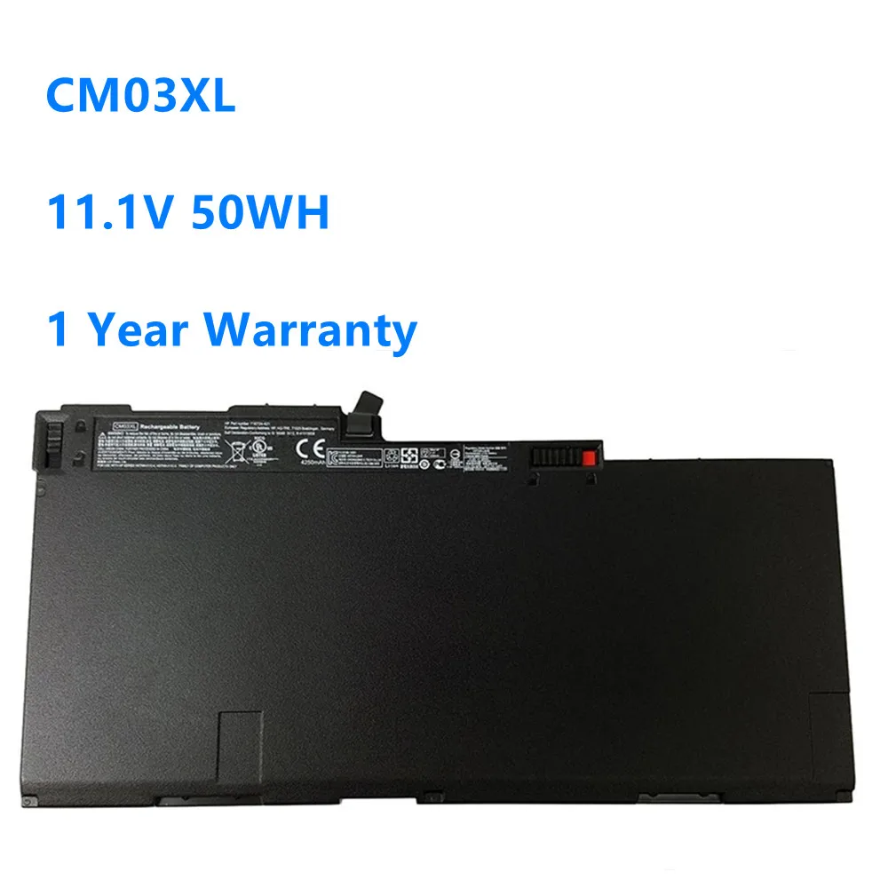 Аккумулятор 11. В 50 Вт/ч CM03XL для HP EliteBook 840 845 850 740 745 G1 G2 Series HSTNN-DB4Q LB4R E7U24AA 750-716724 |