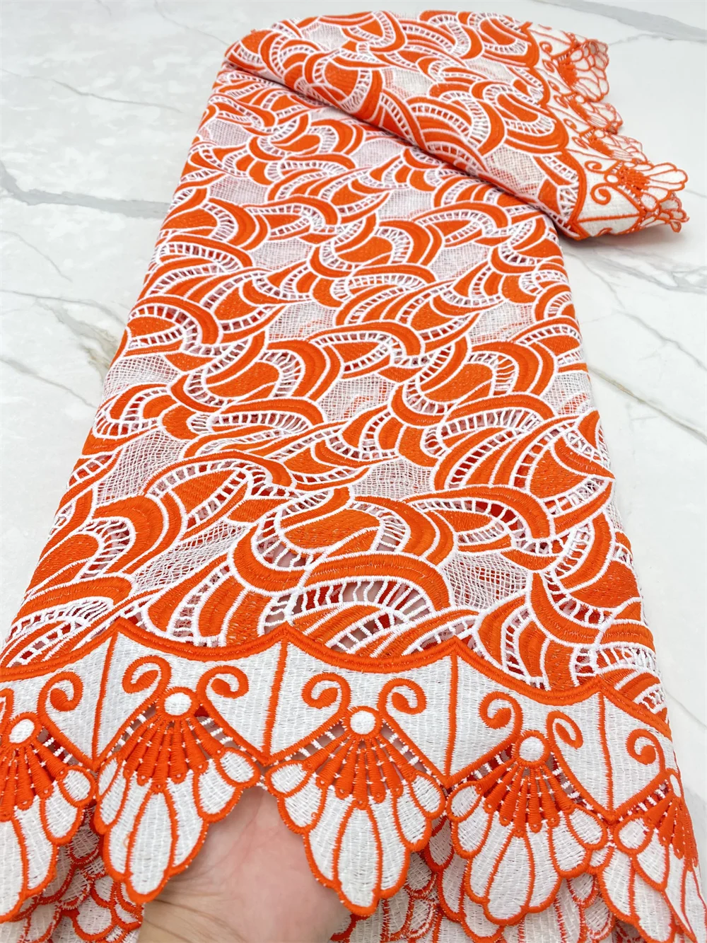 

Гипюровое кружево 2020 высокое качество нигерийское водорастворимое кружево Африканский шнур кружевная ткань для вечерние платья материал ...