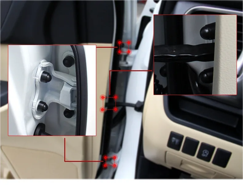 16PCS Car Interior Accessories AUniversal Auto Screw protection cap for Suzuki SX4 SWIFT Alto Liane Grand Vitara Jimny S-Cross - купить по