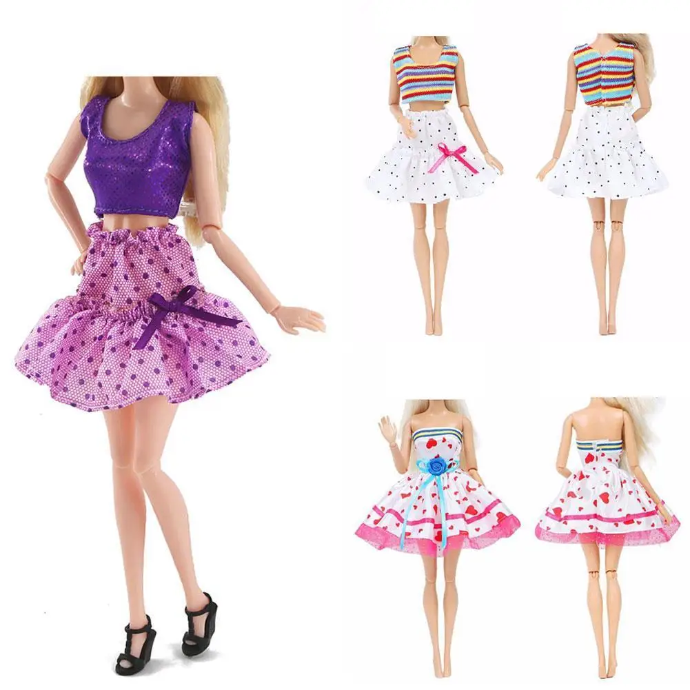 

Fidget Toys Handmade Outfit Mixed Style Dress Daily Casual Wear For Fashion Blouse Toy Skirt Accessories Pants Tops Clothes