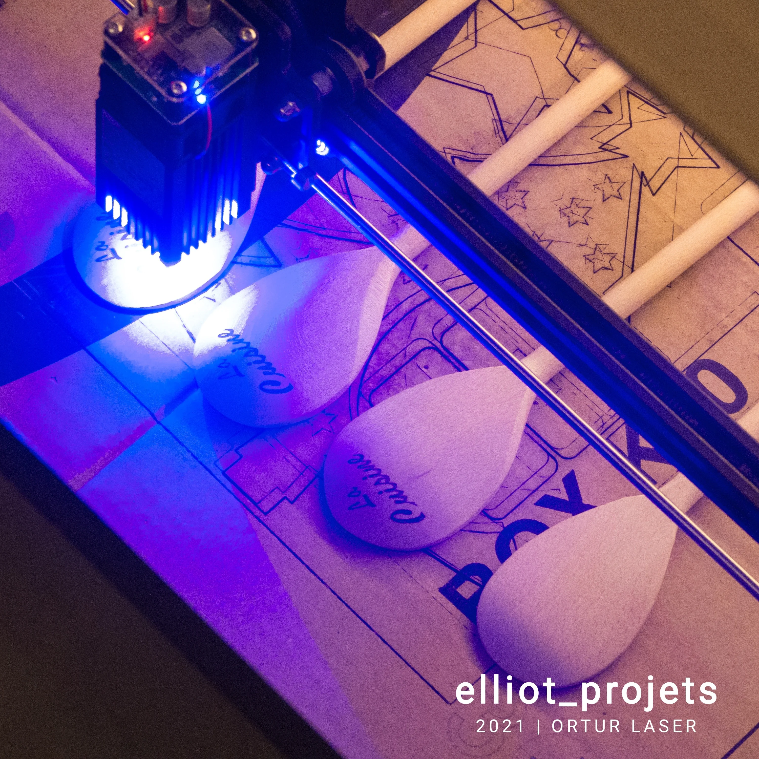 Гравировальный станок для дерева сделай сам начинающих Ortur 20 Вт лазерный