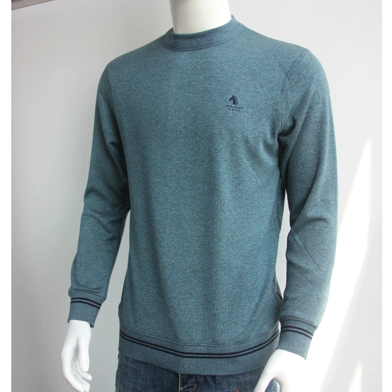 

Men's Thick Warm Sweater Men Top Quality Fashion Male Pullovers Long Sleeve mock neck Sweaters