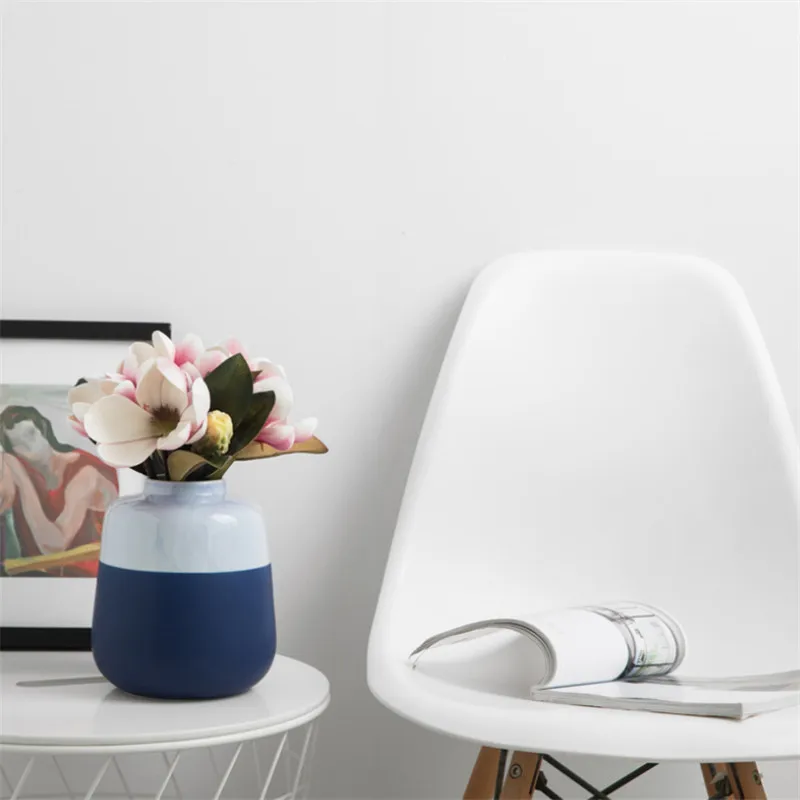 Скандинавская креативная Простая Современная разноцветная керамическая ваза