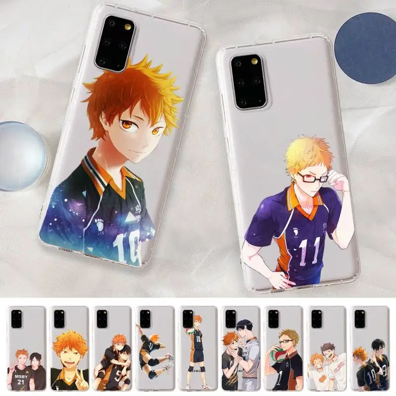 

TOPLBPCS Haikyu Phone Case For Samsung A10 20 30 50s 70 51 52 71 4g 12 31 Note 20 ultra