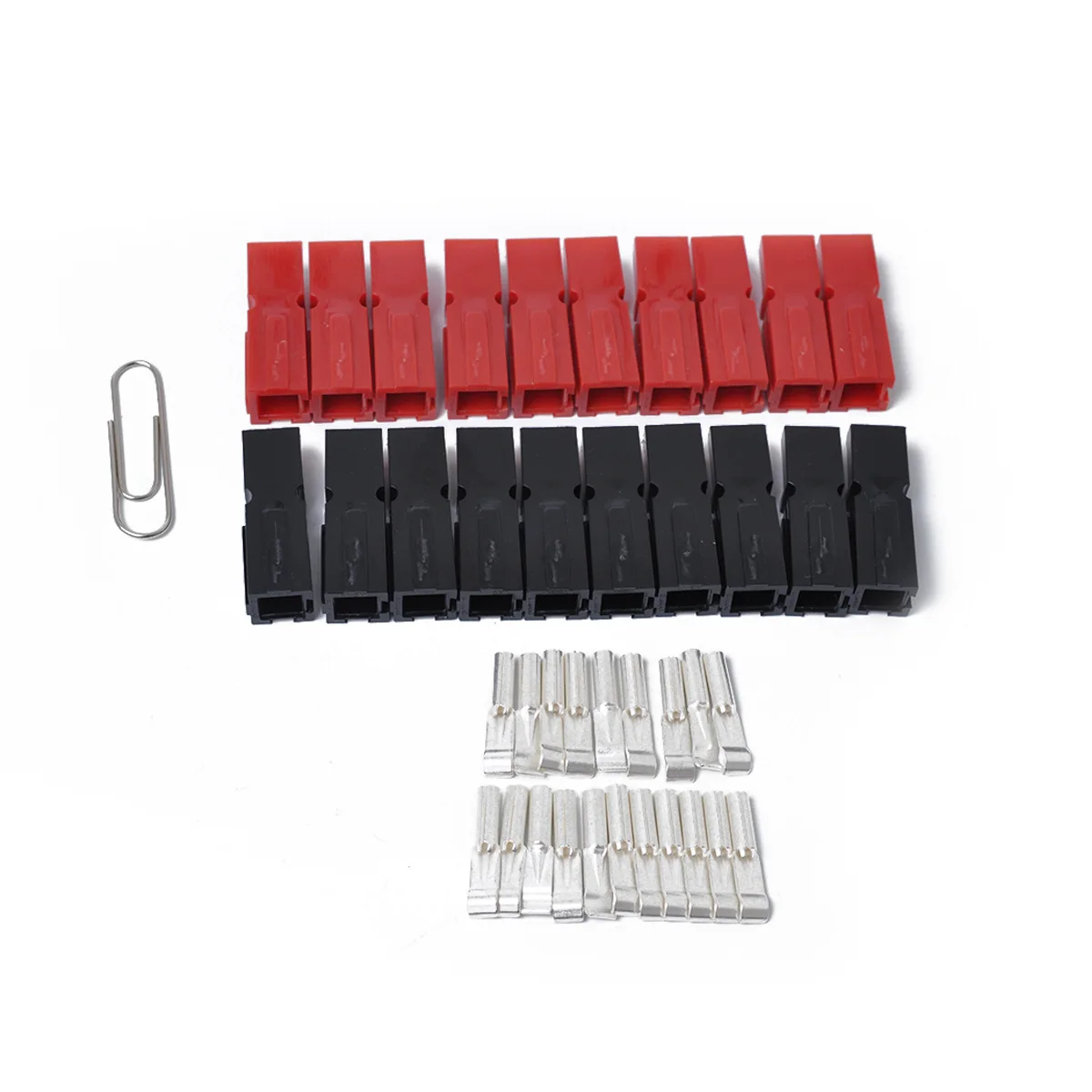 

40pcs/Box 30A Power Connector Plug 30A PP30 Red Black Solar Panel Contacts for Solar Caravan Boat Anderson Powerpole