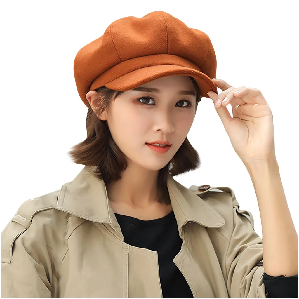 Шапки 2020 весна зима новая дамская шапка осень и теплый модный шерстяной берет