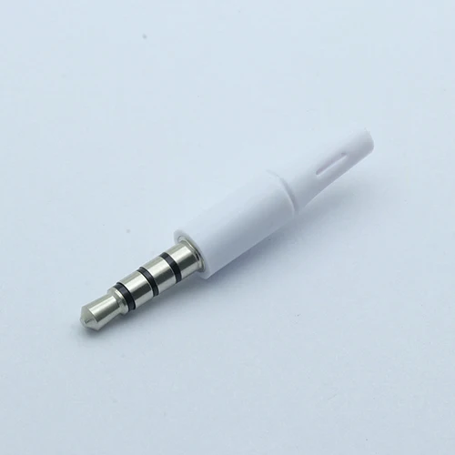 14mm 4P Nickle White 12 шт выход 17 мм/14 мм разъем 3,5 мм стерео 3 полюса штекер для гарнитура «сделай сам» наушники или используется для ремонта наушников золото/никелированный - Цвет: 14mm 4P Nickle White