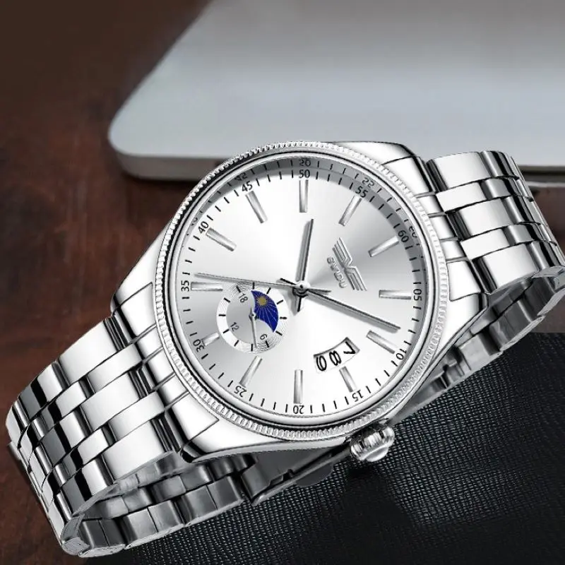 Новый кварцевые часы Нежный Для мужчин Повседневное и моды наручных часов Бизнес