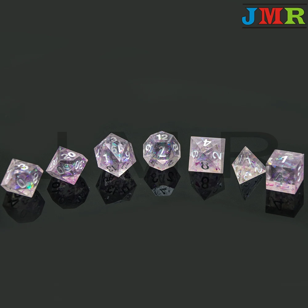 Высший сорт ручной работы Красочные острые края и красивые кости набор 7