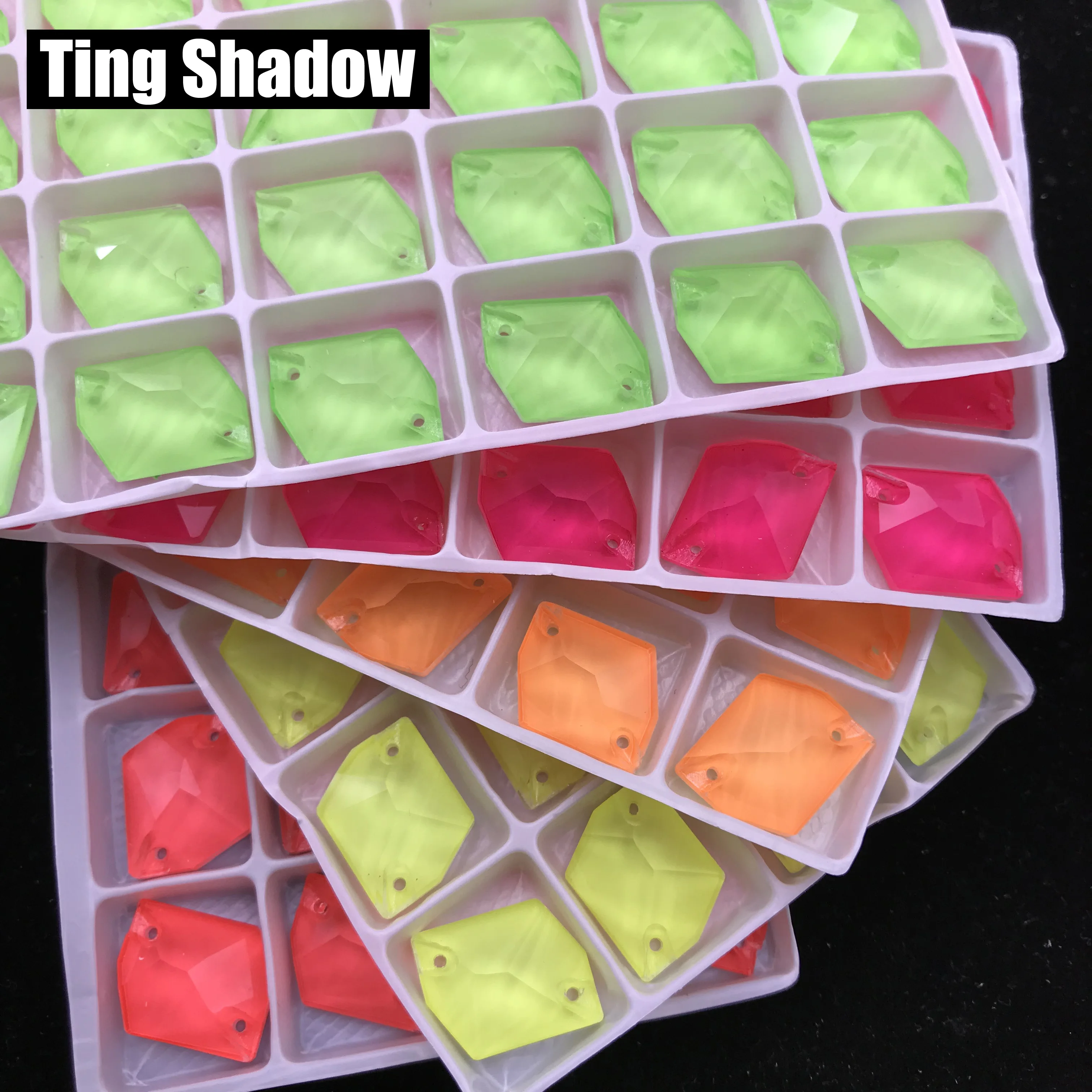 Космическая флуоресцентная кристальная светящаяся пришивная неоновая зеленая