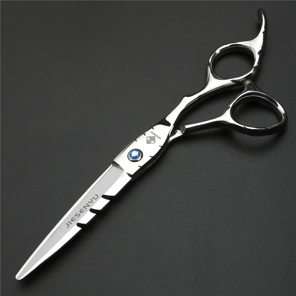 Серебристый 6 дюймов blue diamond Парикмахерские ножницы Профессиональные салонные парикмахерские Парикмахерские ножницы для волос