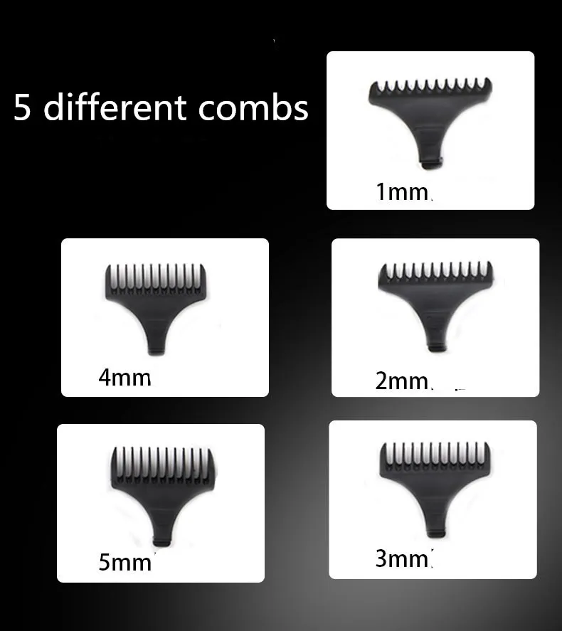 Электрическая машинка для стрижки волос Аккумуляторный триммер с низким уровнем