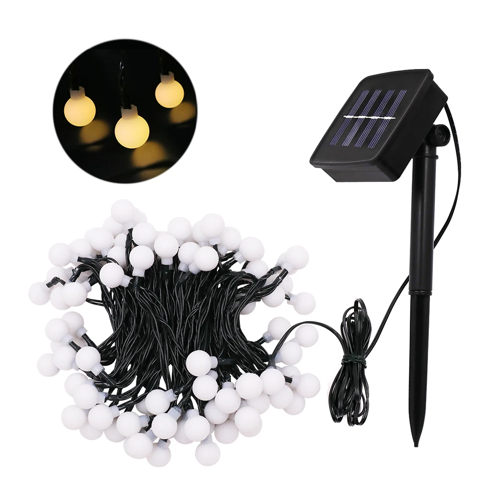 Новинка Дневной светильник на солнечной батарее 20/50/100 светодиодов Хрустальные