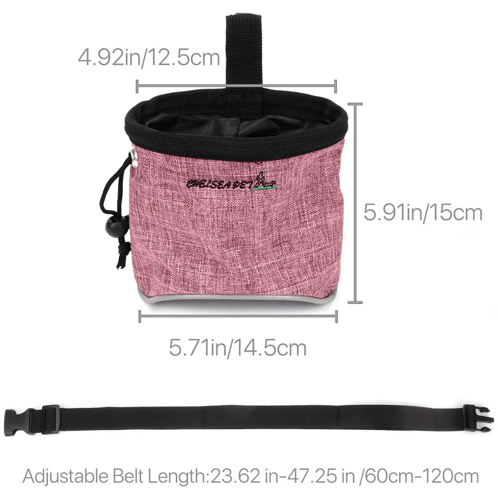 

Dog Outdoor Training Waist Bag Portable Training Dog Snack Bag Pet Supplies Dog Treat Pouch Large Capacity Waist Bags
