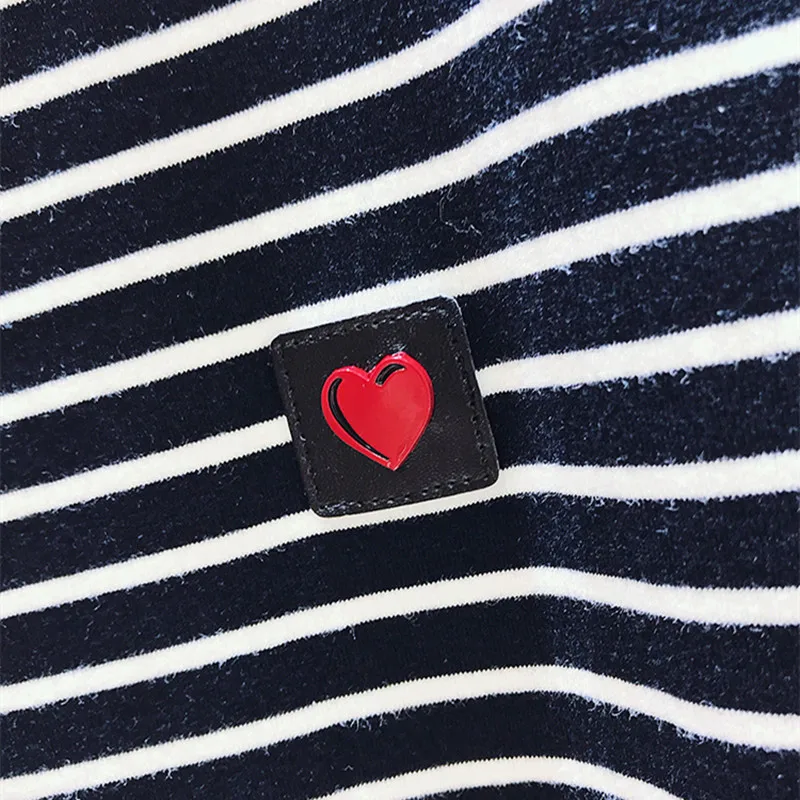 Подиумная женская футболка в полоску 2021 Женская хлопковая облегающая летняя