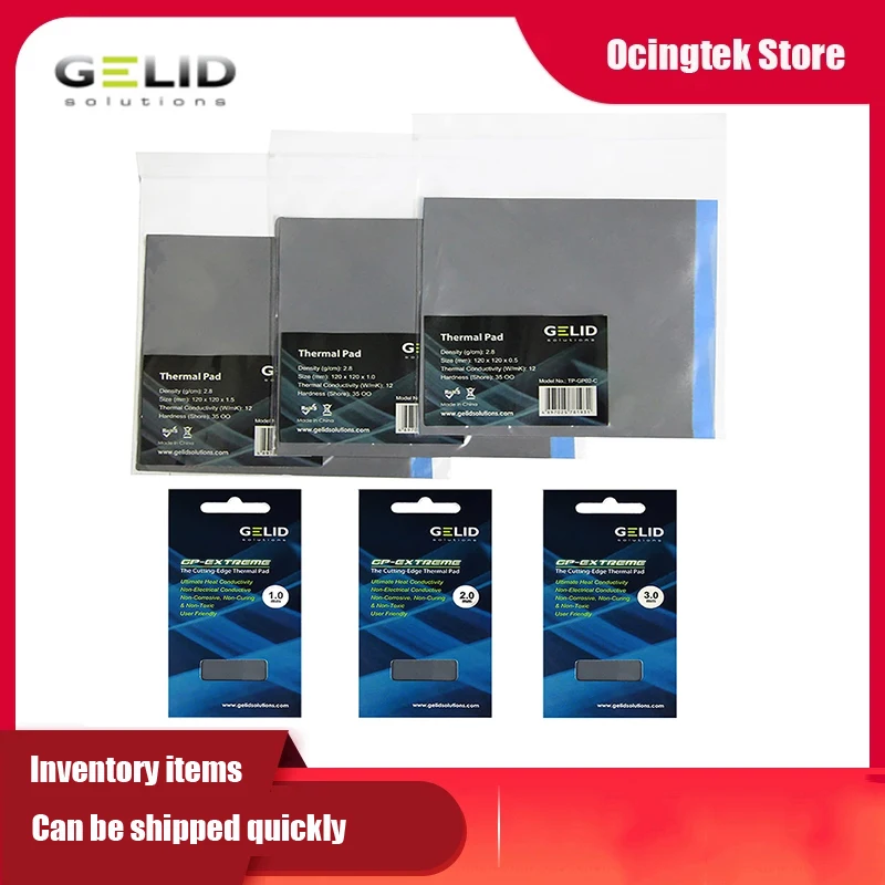 

GELID GP-EXTREME 80X40X0.5 / 1.0 / 1.5 / 2.0 / 3.0mm PC CPU / GPU cooling pad North/ South bridge graphics Thermal Pad 12W/MK