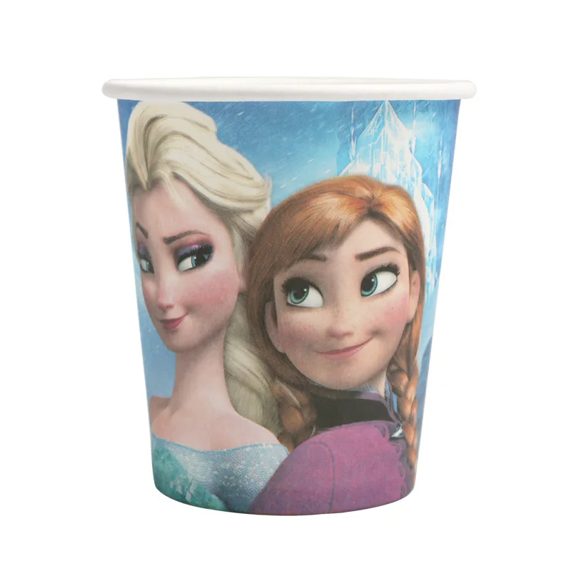 Disney Frozen Принцесса Анна Эльза мультфильм вечерние украшения на день рождения