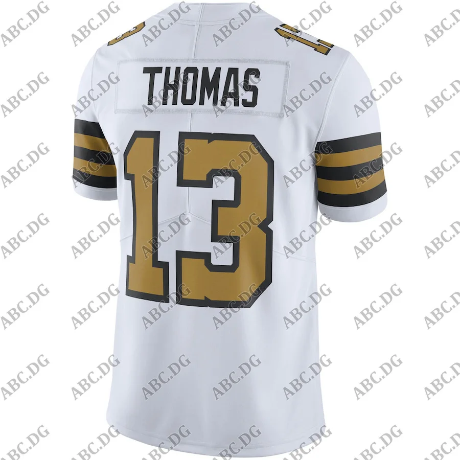 

Customized Stitch New Orleans Michael Thomas White Vapor Untouchable Color Rush Limited Player Jersey 4XL 5XL 6XL