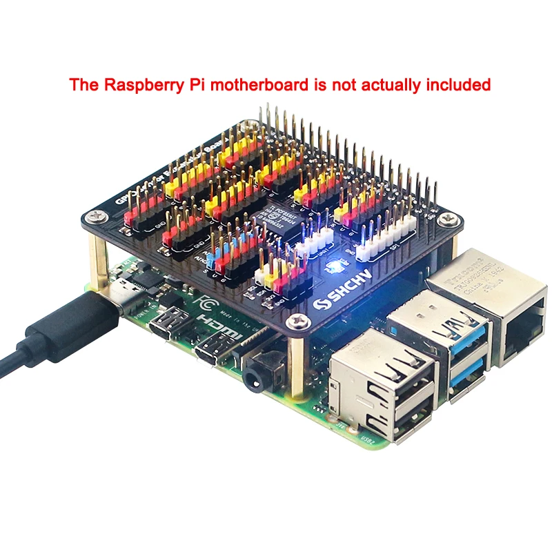 Плата расширения для Raspberry Pi AD/DA подходит Pi4B/3B +/3A + цифро-аналоговое