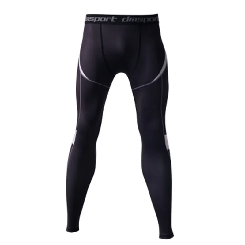 Спортивные мужские Компрессионные спортивные штаны для бега фитнеса