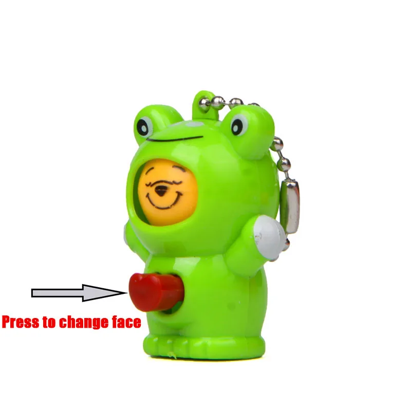 1 шт. 4 см фигурка медведя меняющая лицо игрушка в виде животного модель кукла