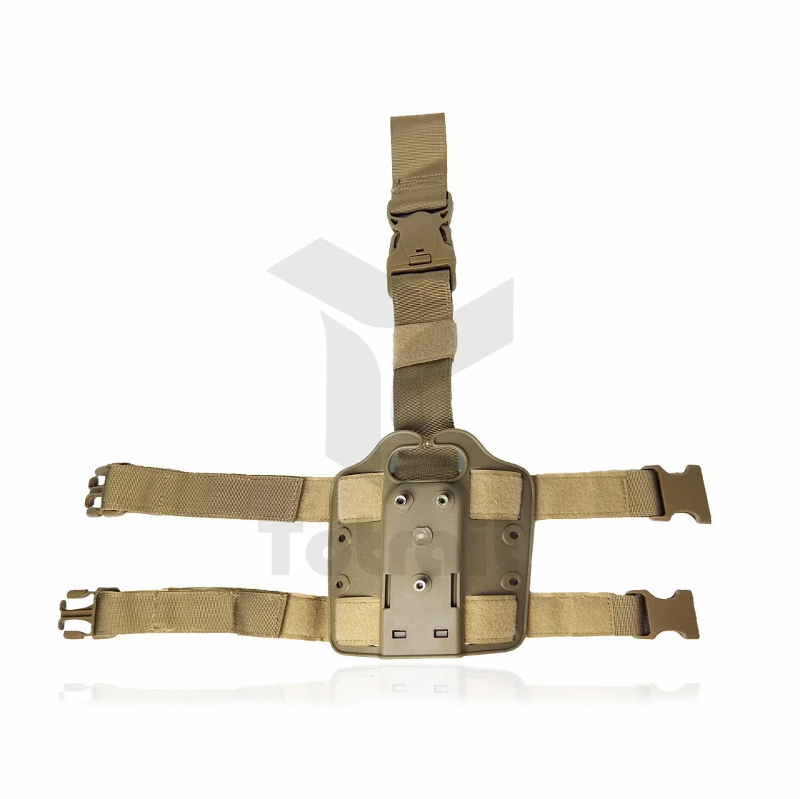 

Totrait Tactical Leg Gun Holster Adapter Platform for Glock 17 19 Colt 1911 Beretta M92 Sig P226 Pistol Holster Paddle Hunting G