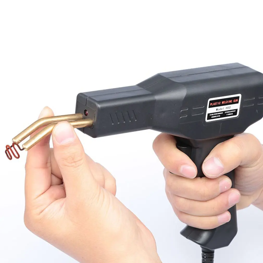 

Ремонт бампера автомобиля Пластиковый сварочный инструмент для гаража ПВХ автомобильный бампер из нержавеющей стали Ремонт пластика свар...