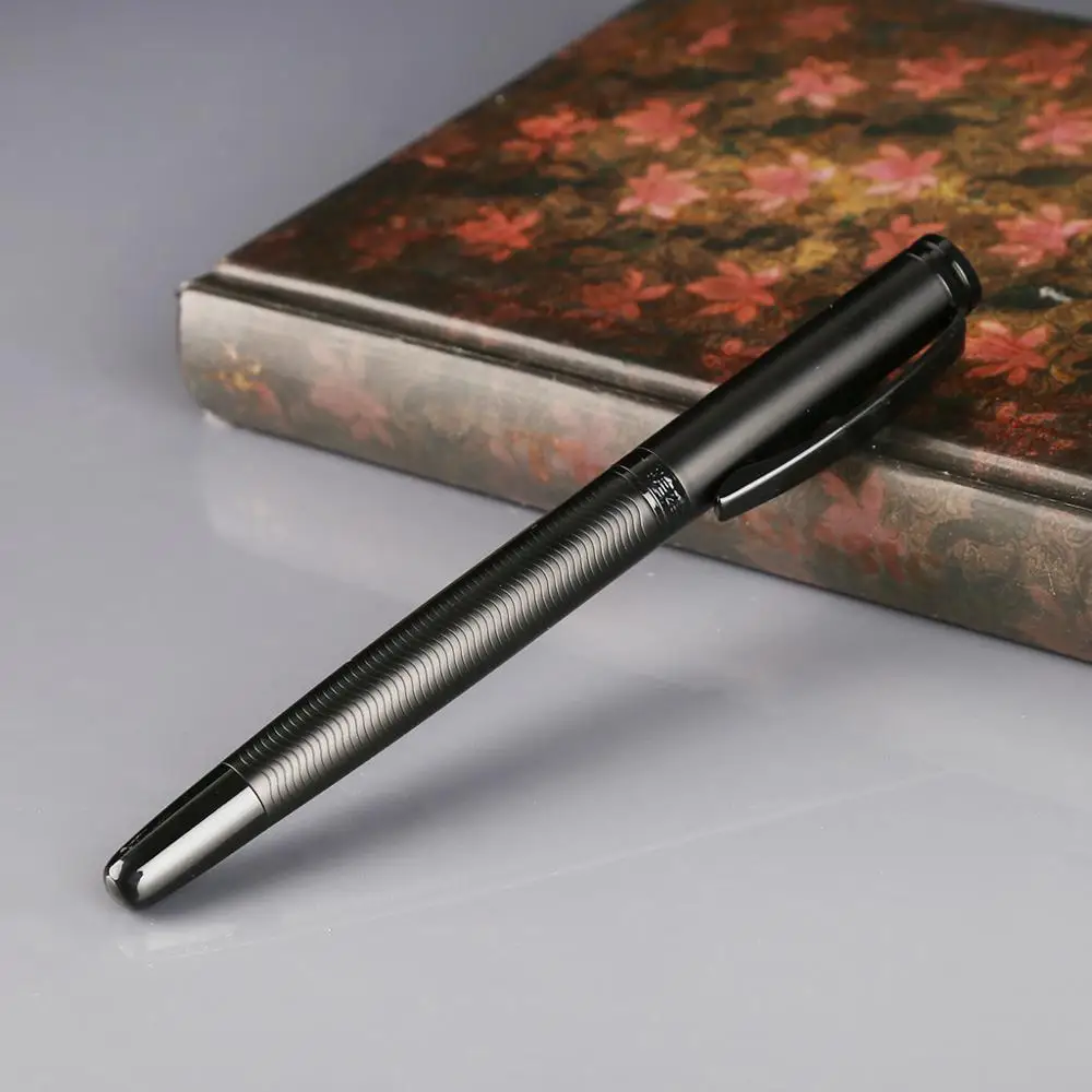 

Hero 737 Black Fountain Pen 0.5mm Metal Business School Office Stationary Gift