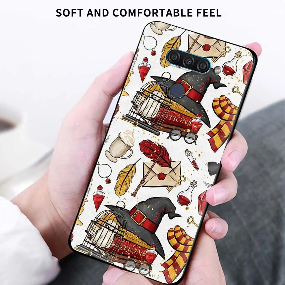 

Harries Potter Luxury Soft Case for LG K41s K61 K50 K40s K51 K52 K42 K50s K71 K31 G6 G7 G8 Q70 Phone Cover Silicon Coque Shell