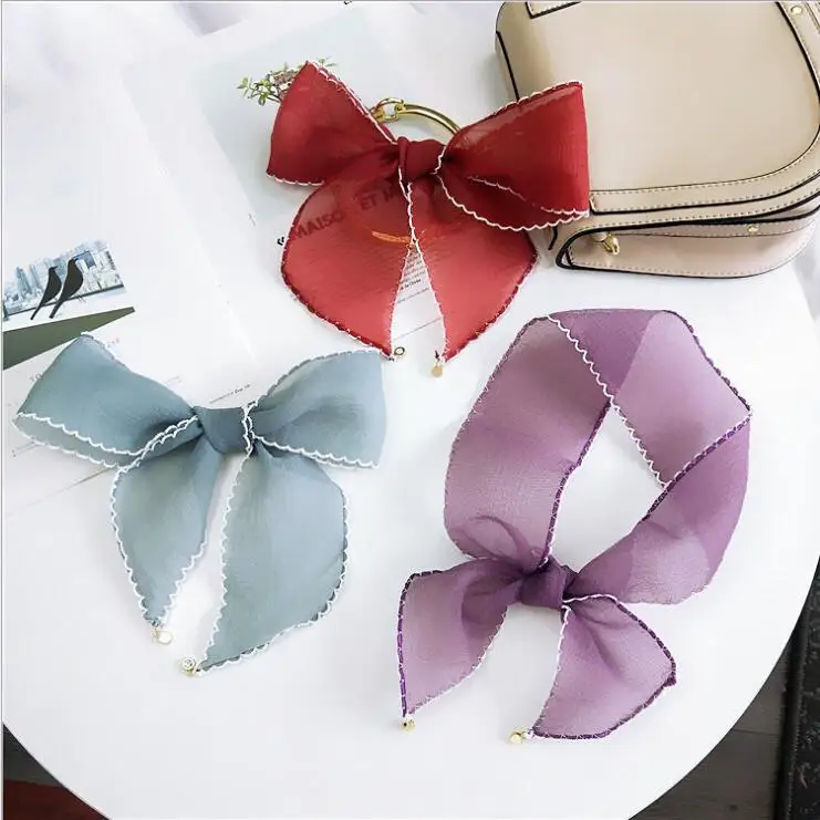 Новый стиль женская сумка ленты кружевной длинный небольшой шарф с цветочным