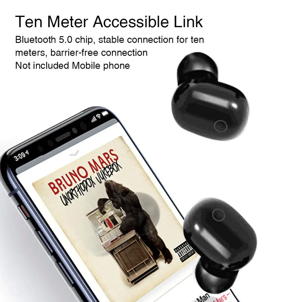 Беспроводные bluetooth-наушники YTOM с сенсорной кнопкой TWS-наушники супер басами