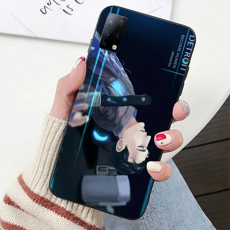 Детройт стать человеком RK800 Коннор чехол для телефона Huawei P40 P30 P20 P10 P9 P8 lite pro Smart