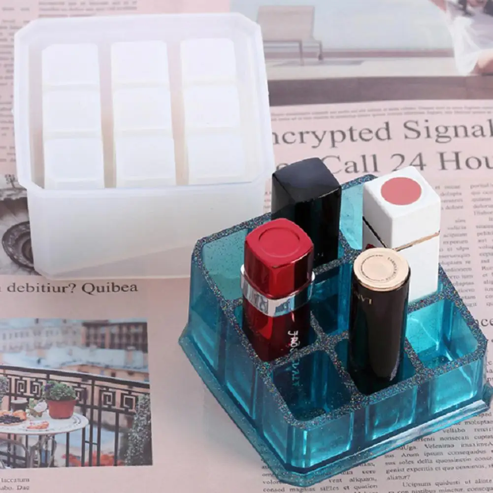 С украшением в виде кристаллов эпоксидной смолы формы DIY корзины ручной работы