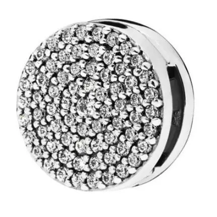 

Подвеска-Шарм из серебра 925 пробы, Ослепительная фотопроцедура, с хрустальными бусинами, подходит для браслетов и ювелирных изделий