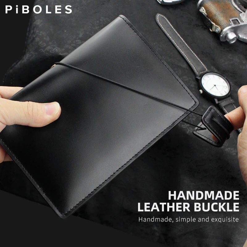 Handmade Genuine Leather Passport Wallet Document Holder Credit Cards ID Passport Card Holder Air Tickets Slot Coin Purse Travel