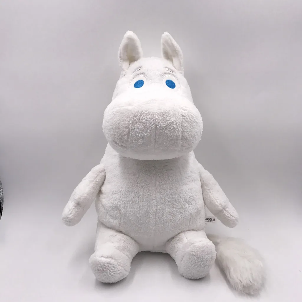 Подлинная авторизация высокое качество Moomin 35 см, сидячий, плюшевый куклы короткие плюшевые игрушки на день рождения Рождественский подарок для мальчиков и девочек
