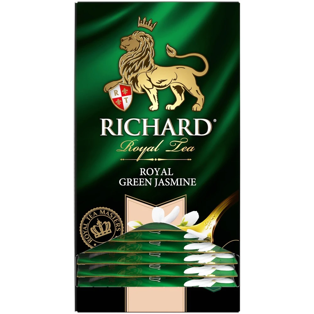 Чай Richard &quotRoyal Green Jasmine&quot зеленый ароматизированный 25 сашет |